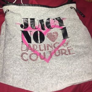 Plush chic Grey Juicy Couture bag
